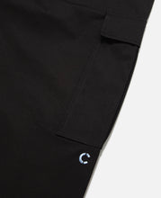 Loose Fit Chino With Cargo Pockets (Black)