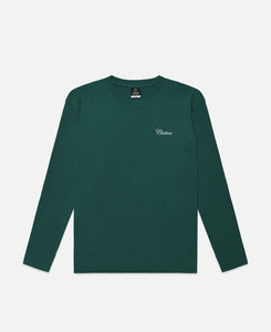 CLOTTEE Script L/S T-Shirt (Green)