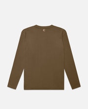 CLOTTEE Script L/S T-Shirt (Olive)