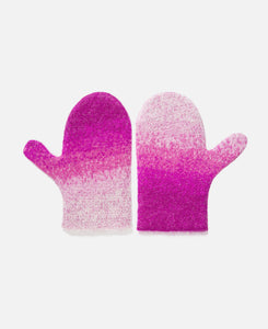Unisex Gradient Knitted Gloves (Pink)