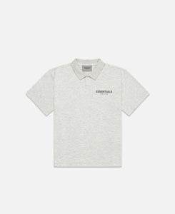 Kids S/S Polo (Grey)