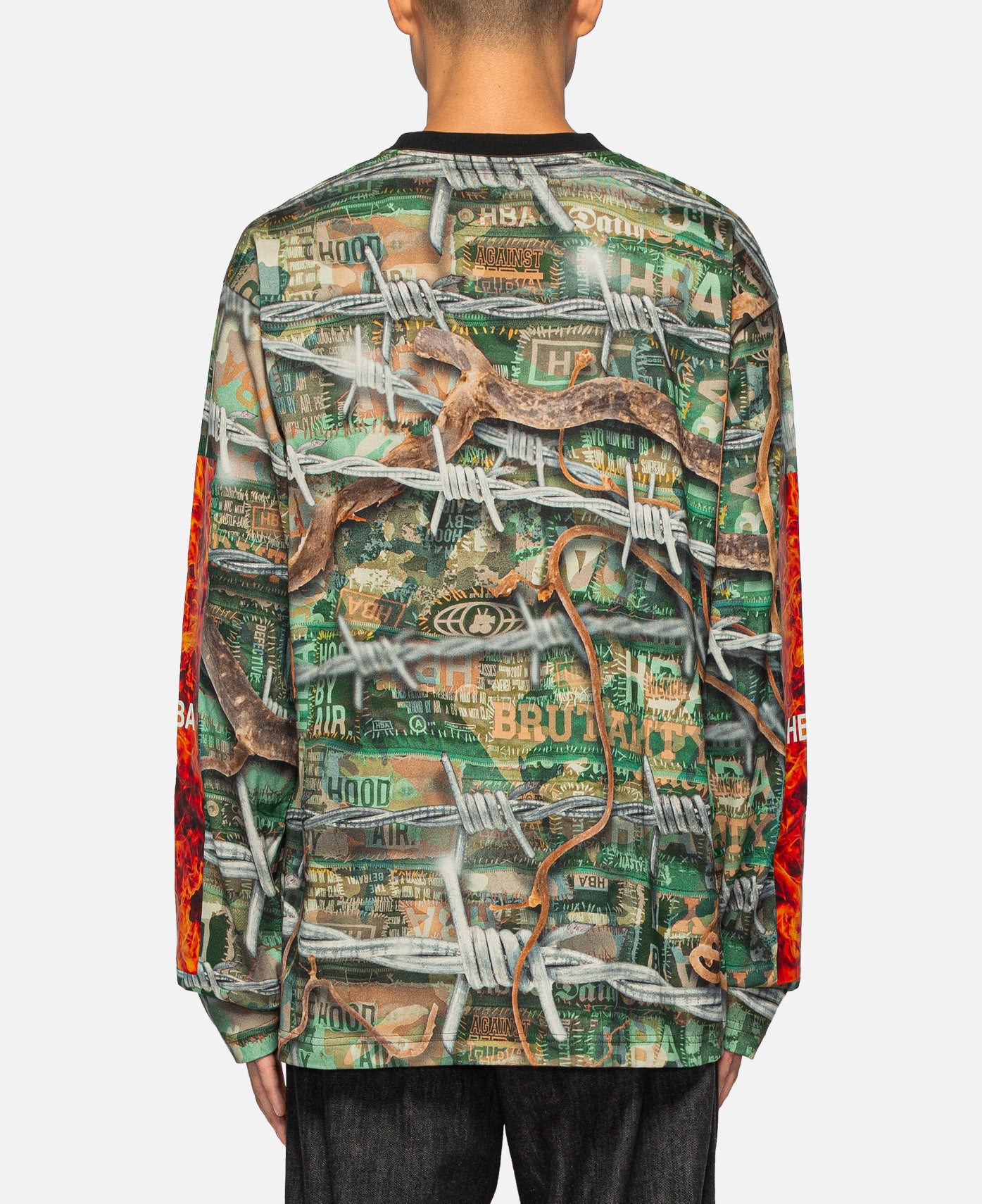 Ablaze Box Camo L/S T-shirt (Green)