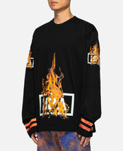 Ablaze Box Logo Hockey L/S T-shirt (Black)