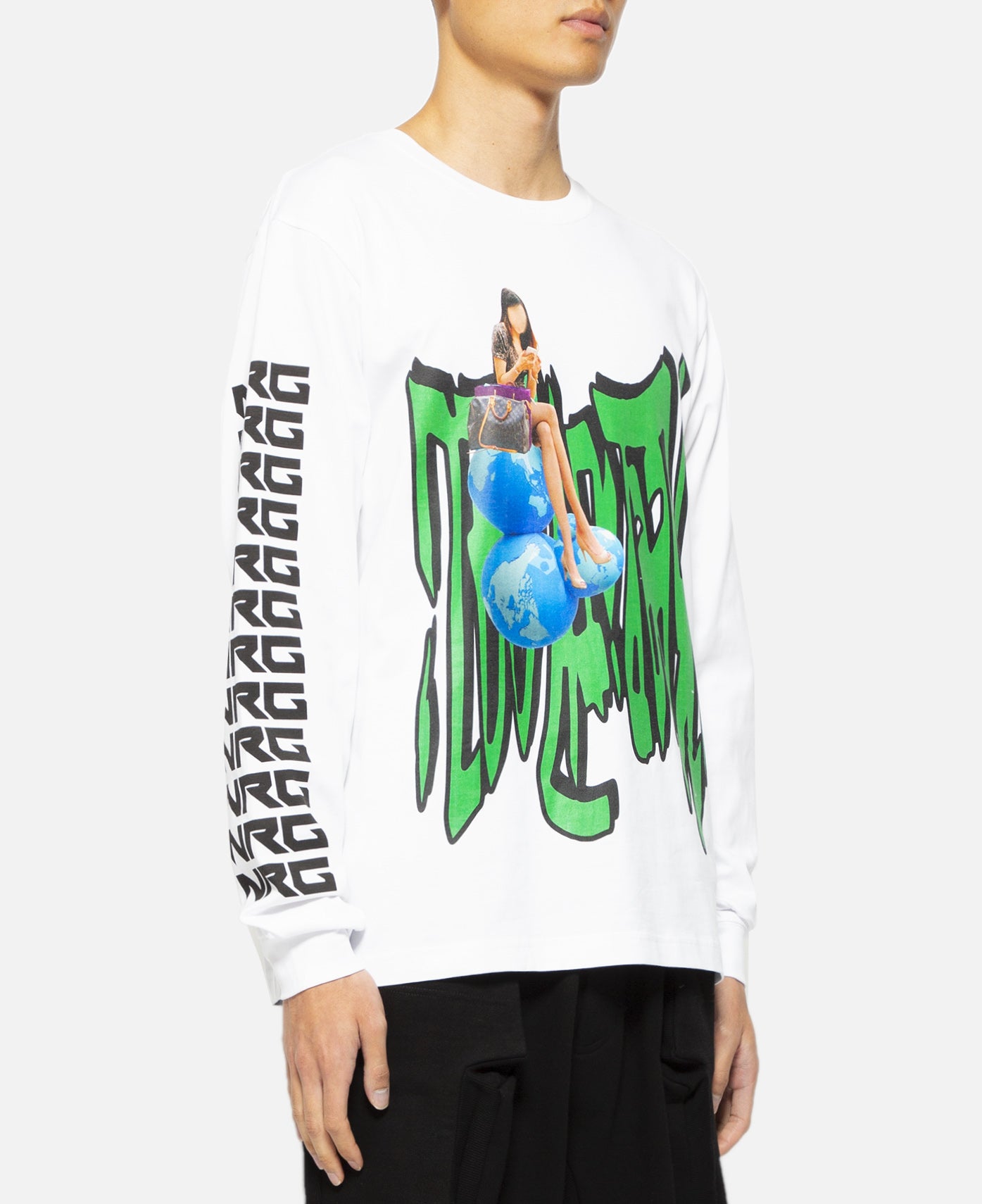 Real Life L/S T-Shirt (White)