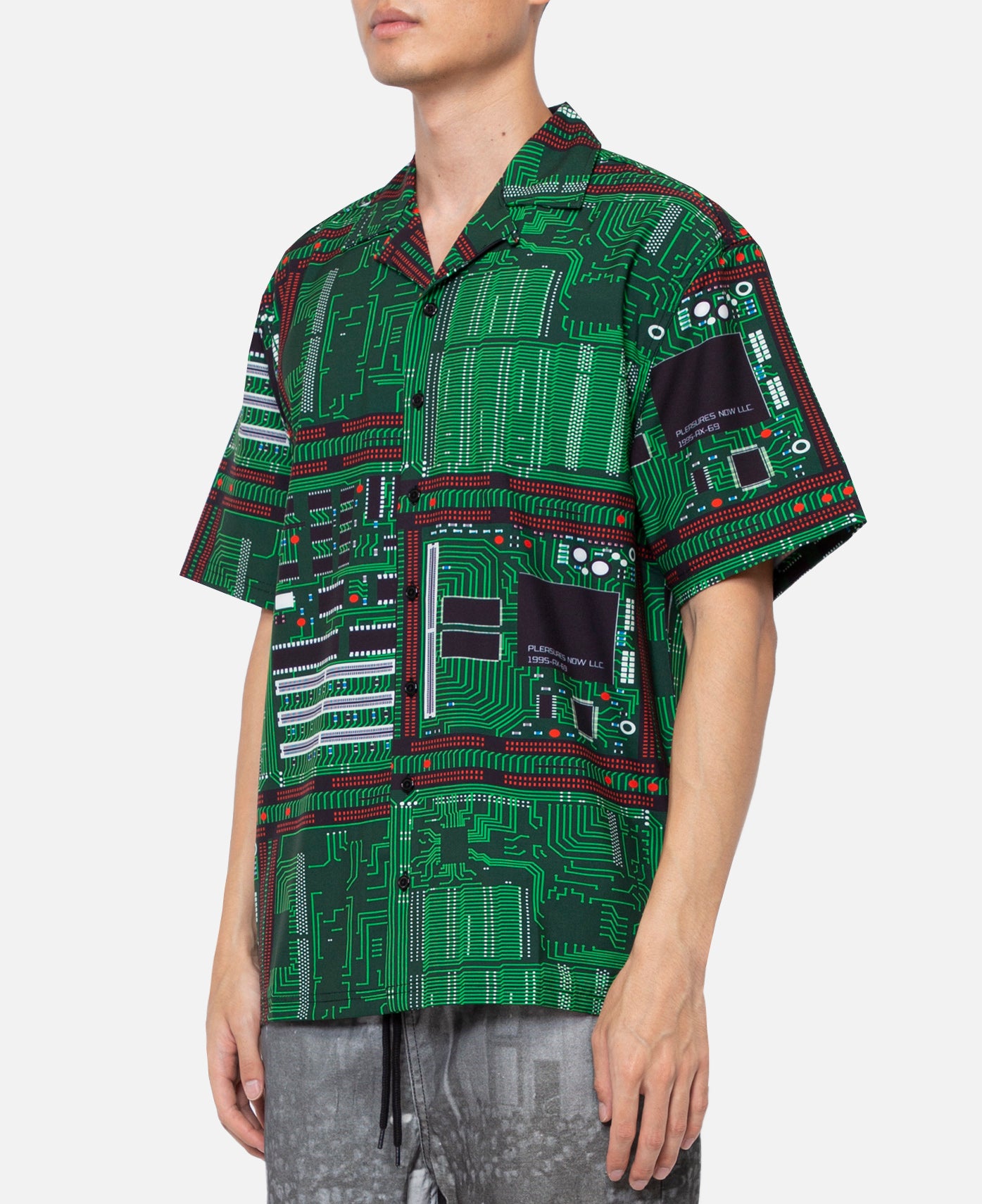 Motherboard Rayon Shirt (Green)