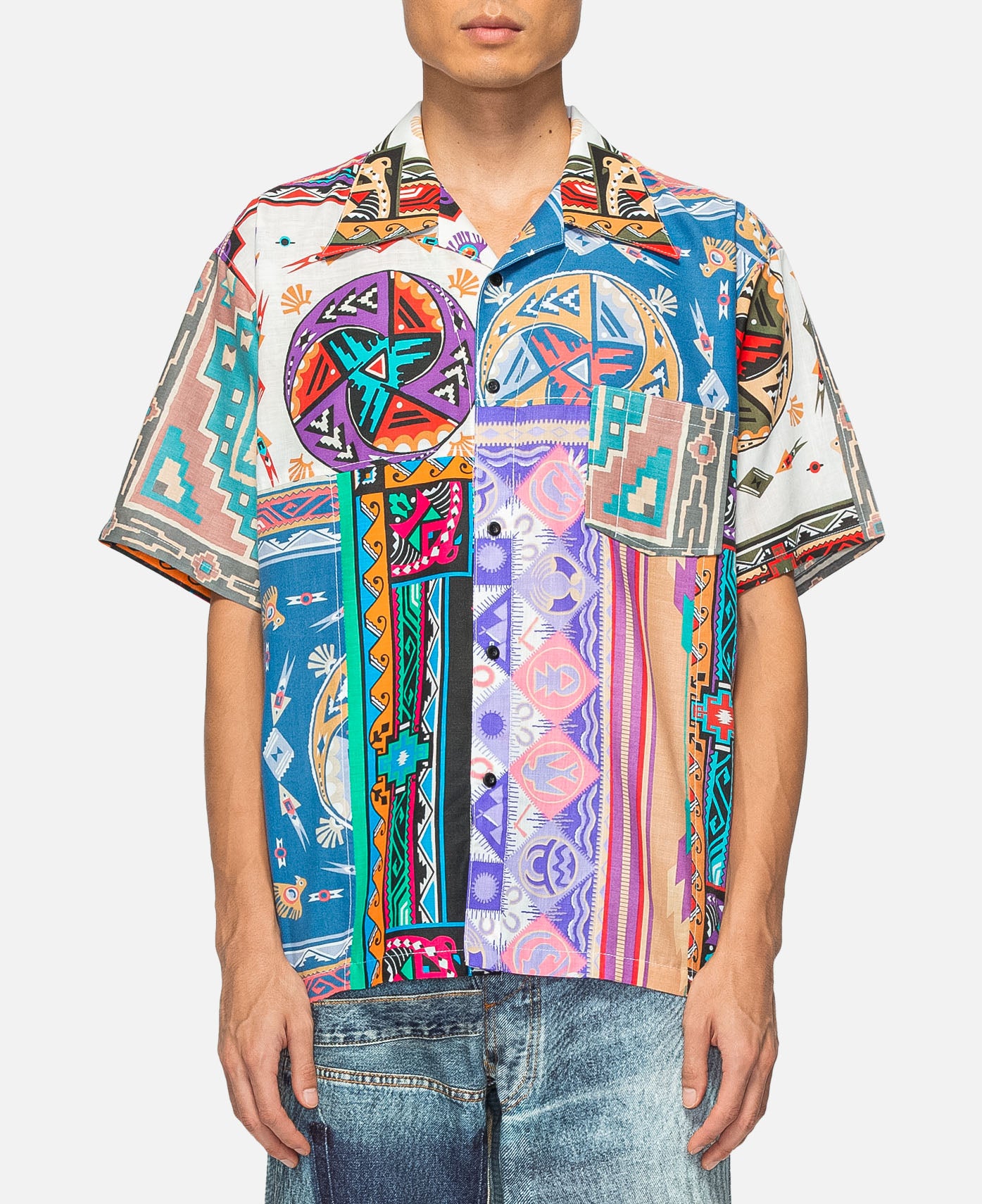 Native Pattern Bandana Shirt (Multi)