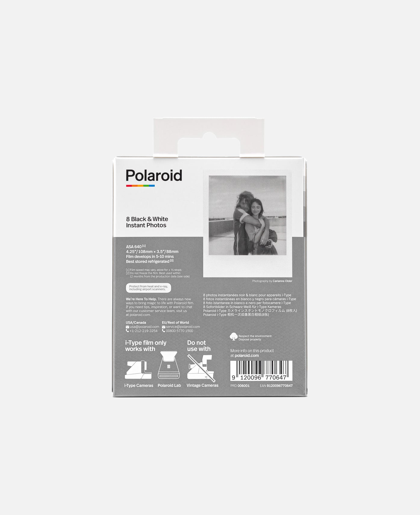 B&W Film For I-Type (Black and White Film)