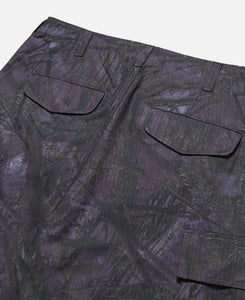 Belted BDU Shorts (Purple)