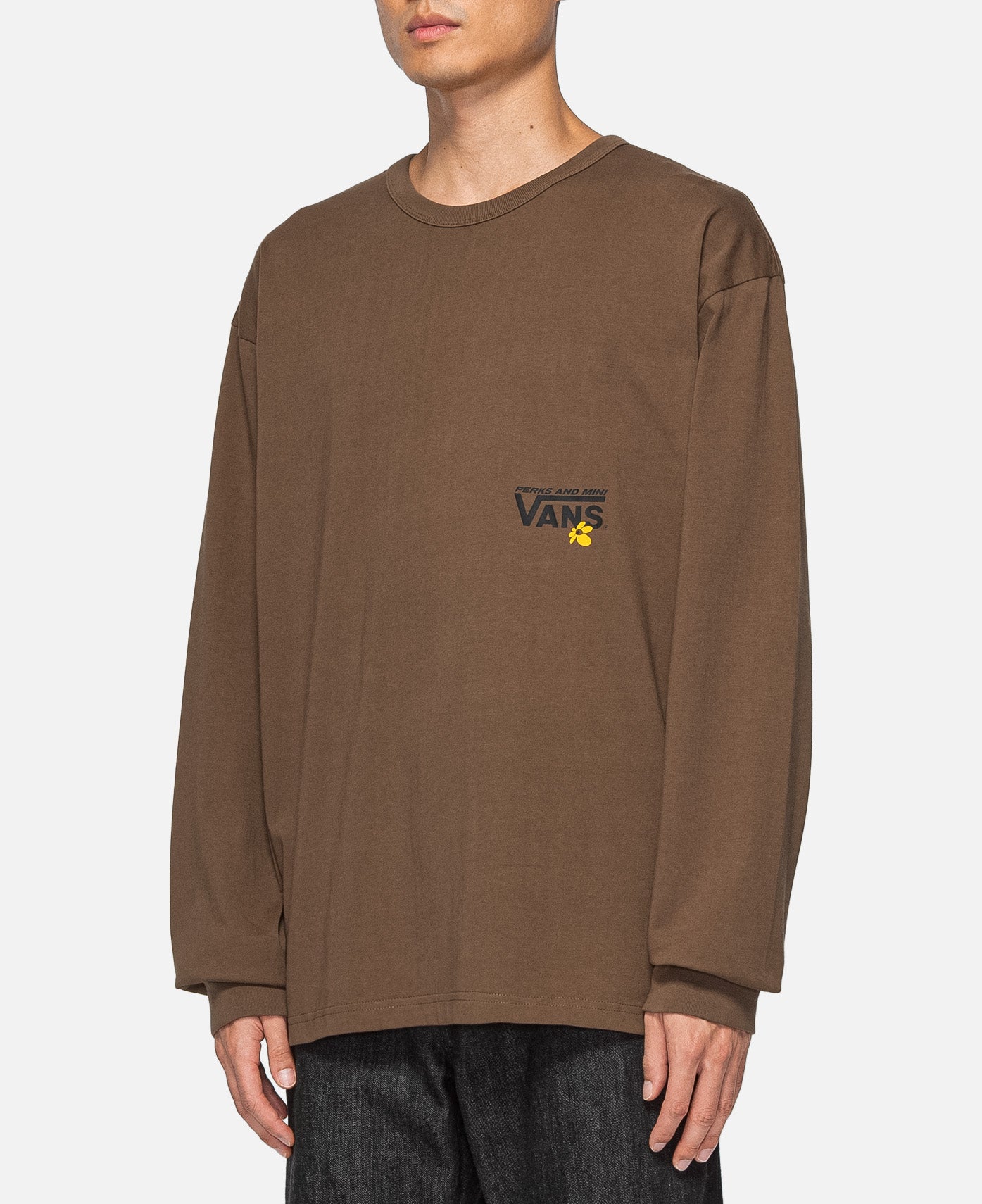 P.A.M. Spiral Checker L/S T-Shirt (Brown)